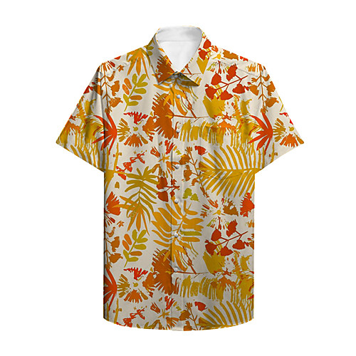 Men's Shirt Other Prints Plants Button-Down Print Short Sleeve Casual Tops Casual Hawaiian Yellow
Men's Shirt Other Prints Plants Button-Down Print Short Sleeve Casual Tops Casual Hawaiian Yellow