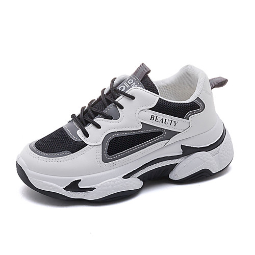 Women's Trainers Athletic Shoes Dad Shoes Flat Heel Round Toe Sporty Dad Shoes Athletic Outdoor Running Shoes Walking Shoes Mesh PU Lace-up White Black
Women's Trainers Athletic Shoes Dad Shoes Flat Heel Round Toe Sporty Dad Shoes Athletic Outdoor Running Shoes Walking Shoes Mesh PU Lace-up White Black