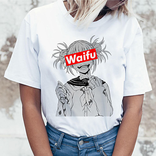 Inspired by My Hero Academia / Boku No Hero Ahegao Cosplay Costume T-shirt Polyester / Cotton Blend Graphic Prints Printing Harajuku Graphic T-shirt For Women's / Men's
Inspired by My Hero Academia / Boku No Hero Ahegao Cosplay Costume T-shirt Polyester / Cotton Blend Graphic Prints Printing Harajuku Graphic T-shirt For Women's / Men's