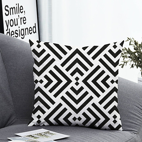 1 pcs Polyester Pillow Cover & Insert, Geometric Simple Classic Square Zipper Polyester Traditional Classic
1 pcs Polyester Pillow Cover & Insert, Geometric Simple Classic Square Zipper Polyester Traditional Classic