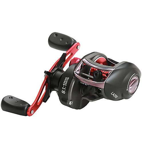 Fishing Reel Baitcasting Reel 8KG Drag Power High Speed 8.1:1 Gear Ratio, 121BB Ultra Smooth Powerful for Sea Fishing / Bait Casting / Lure Fishing
Fishing Reel Baitcasting Reel 8KG Drag Power High Speed 8.1:1 Gear Ratio, 121BB Ultra Smooth Powerful for Sea Fishing / Bait Casting / Lure Fishing