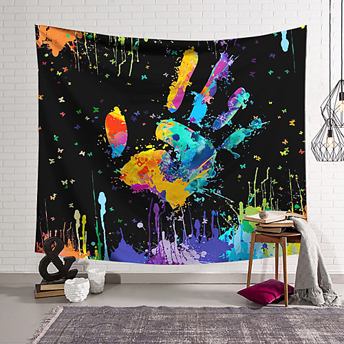 Wall Tapestry Art Decor Blanket Curtain Hanging Home Bedroom Living Room Decoration Polyester Multicolored Handprints
Wall Tapestry Art Decor Blanket Curtain Hanging Home Bedroom Living Room Decoration Polyester Multicolored Handprints