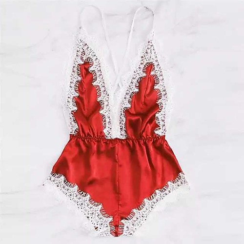 Women's Backless Lace Super Sexy Babydoll & Slips Bodysuits Nightwear Solid Colored Blue / Purple / Wine S M L / Strap / Deep V / Strap
Women's Backless Lace Super Sexy Babydoll & Slips Bodysuits Nightwear Solid Colored Blue / Purple / Wine S M L / Strap / Deep V / Strap