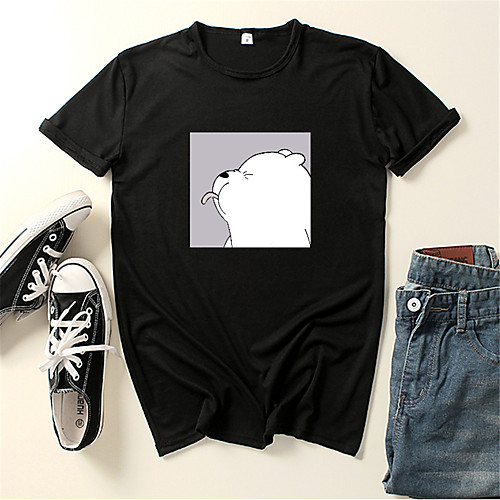 Men's T shirt Other Prints Graphic Animal Print Short Sleeve Daily Tops Casual Sports White Black Red
Men's T shirt Other Prints Graphic Animal Print Short Sleeve Daily Tops Casual Sports White Black Red
