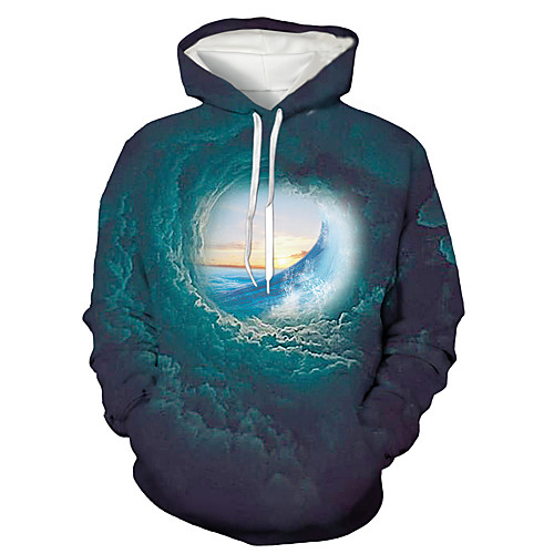 Men's Pullover Hoodie Sweatshirt Scenery 3D Print Hooded Daily Holiday 3D Print 3D Print Hoodies Sweatshirts Long Sleeve Blue
Men's Pullover Hoodie Sweatshirt Scenery 3D Print Hooded Daily Holiday 3D Print 3D Print Hoodies Sweatshirts Long Sleeve Blue