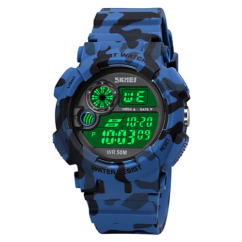 SKMEI Men's Sport Watch Digital Digital Sporty Stylish Calendar / date / day Chronograph Alarm Clock / One Year / Silicone
SKMEI Men's Sport Watch Digital Digital Sporty Stylish Calendar / date / day Chronograph Alarm Clock / One Year / Silicone