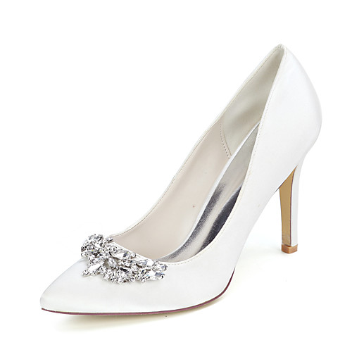 Women's Wedding Shoes Stiletto Heel Pointed Toe Wedding Pumps Sexy Wedding Party & Evening Satin Rhinestone Solid Colored White Black Purple
Women's Wedding Shoes Stiletto Heel Pointed Toe Wedding Pumps Sexy Wedding Party & Evening Satin Rhinestone Solid Colored White Black Purple