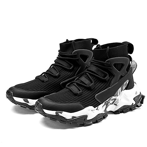 Men's Trainers Athletic Shoes Sporty Casual Athletic Running Shoes Basketball Shoes PU Tissage Volant Breathable Non-slipping Wear Proof Black / Red White Black Fall
Men's Trainers Athletic Shoes Sporty Casual Athletic Running Shoes Basketball Shoes PU Tissage Volant Breathable Non-slipping Wear Proof Black / Red White Black Fall