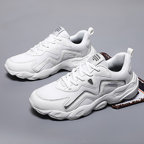 Men's Trainers Athletic Shoes Sporty Casual Athletic Running Shoes Basketball Shoes Tissage Volant Breathable Non-slipping Wear Proof White Black Gray Fall
Men's Trainers Athletic Shoes Sporty Casual Athletic Running Shoes Basketball Shoes Tissage Volant Breathable Non-slipping Wear Proof White Black Gray Fall