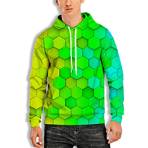 Men's Pullover Hoodie Sweatshirt Geometric 3D Print Hooded Daily Holiday 3D Print 3D Print Hoodies Sweatshirts Long Sleeve Green
Men's Pullover Hoodie Sweatshirt Geometric 3D Print Hooded Daily Holiday 3D Print 3D Print Hoodies Sweatshirts Long Sleeve Green