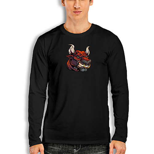 Men's T shirt 3D Print Graphic Buffalo Animal Print Long Sleeve Daily Tops Basic Casual White Black Red
Men's T shirt 3D Print Graphic Buffalo Animal Print Long Sleeve Daily Tops Basic Casual White Black Red