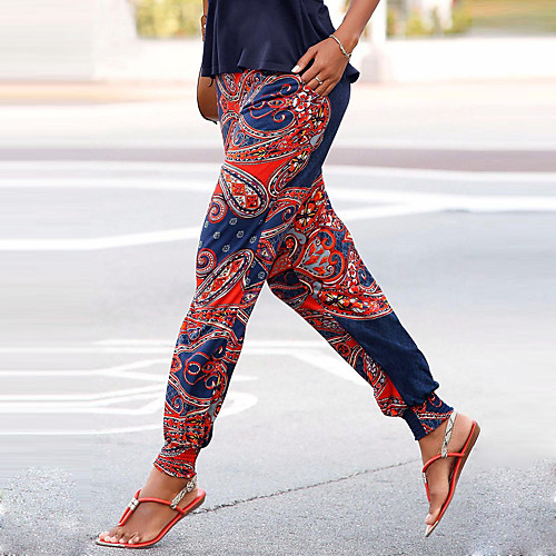 Women's Harlem Pants Daily Skinny Pants Pants Paisley Full Length Patchwork Red
Women's Harlem Pants Daily Skinny Pants Pants Paisley Full Length Patchwork Red