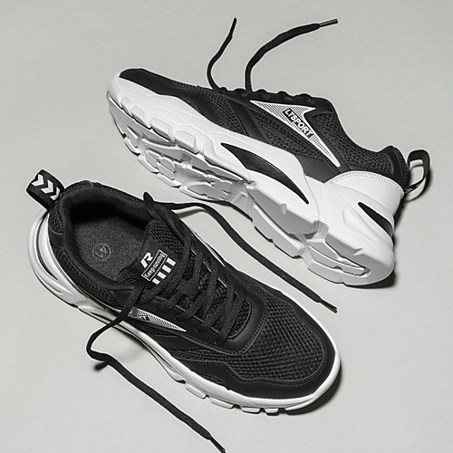 Men's Trainers Athletic Shoes Sporty Casual Athletic Running Shoes Fitness & Cross Training Shoes PU Breathable Non-slipping Wear Proof Black / Red White Black Fall
Men's Trainers Athletic Shoes Sporty Casual Athletic Running Shoes Fitness & Cross Training Shoes PU Breathable Non-slipping Wear Proof Black / Red White Black Fall
