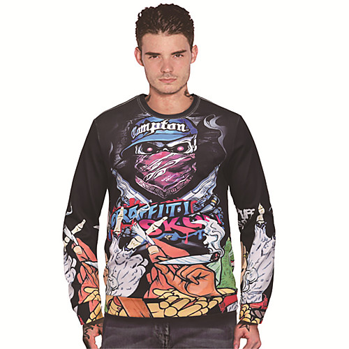 Men's Pullover Sweatshirt Graphic Prints Devil Print Round Neck Sports & Outdoor Daily 3D Print Casual Hoodies Sweatshirts Long Sleeve Black
Men's Pullover Sweatshirt Graphic Prints Devil Print Round Neck Sports & Outdoor Daily 3D Print Casual Hoodies Sweatshirts Long Sleeve Black