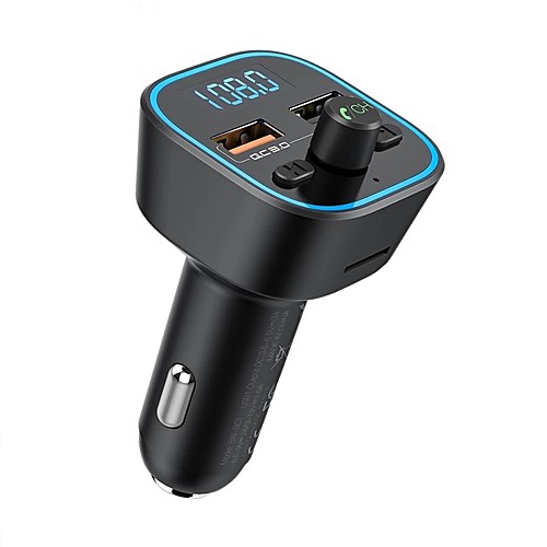 WAZA T35 Bluetooth 5.0 FM Transmitter / Bluetooth Car Kit Car Handsfree Bluetooth / Over-discharge Protection / QC 3.0 Car
WAZA T35 Bluetooth 5.0 FM Transmitter / Bluetooth Car Kit Car Handsfree Bluetooth / Over-discharge Protection / QC 3.0 Car