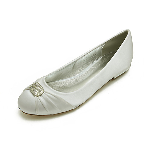 Women's Wedding Shoes Flat Heel Round Toe Wedding Flats Classic Sweet Wedding Party & Evening Satin Rhinestone Solid Colored White Black Purple
Women's Wedding Shoes Flat Heel Round Toe Wedding Flats Classic Sweet Wedding Party & Evening Satin Rhinestone Solid Colored White Black Purple