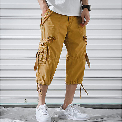 Men's Basic Outdoor Cotton Slim Daily Tactical Cargo Pants Solid Colored Calf-Length Classic Wine Army Green Khaki / Summer
Men's Basic Outdoor Cotton Slim Daily Tactical Cargo Pants Solid Colored Calf-Length Classic Wine Army Green Khaki / Summer