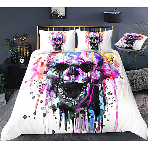 3d skull print 3-piece duvet cover set hotel bedding sets comforter cover with soft lightweight microfiber, include 1 duvet cover, 2 pillowcases for double/queen/king(1 pillowcase for twin/single)
3d skull print 3-piece duvet cover set hotel bedding sets comforter cover with soft lightweight microfiber, include 1 duvet cover, 2 pillowcases for double/queen/king(1 pillowcase for twin/single)