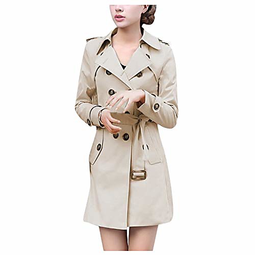 Women's Coat Casual / Daily Spring & Summer Long Coat Regular Fit Casual Jacket Solid Color Others Wine Red khaki
Women's Coat Casual / Daily Spring & Summer Long Coat Regular Fit Casual Jacket Solid Color Others Wine Red khaki