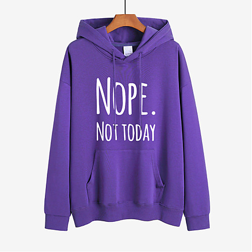 Women's Hoodie Pullover Letter Print Daily Other Prints Streetwear Hoodies Sweatshirts Purple Yellow Blushing Pink / Fleece Lining
Women's Hoodie Pullover Letter Print Daily Other Prints Streetwear Hoodies Sweatshirts Purple Yellow Blushing Pink / Fleece Lining