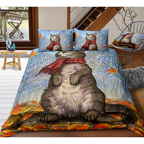 animal series cat print 3-piece duvet cover set hotel bedding sets comforter cover with soft lightweight microfiber, include 1 duvet cover, 2 pillowcases for double/queen/king(1 pillowcase for
animal series cat print 3-piece duvet cover set hotel bedding sets comforter cover with soft lightweight microfiber, include 1 duvet cover, 2 pillowcases for double/queen/king(1 pillowcase for