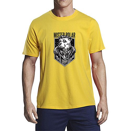 Men's Unisex Tee T shirt Other Prints Dog Graphic Bear Animal Plus Size Print Short Sleeve Daily Tops 100% Cotton Basic Casual Designer Hip-Hop Round Neck White Blue Red / Summer
Men's Unisex Tee T shirt Other Prints Dog Graphic Bear Animal Plus Size Print Short Sleeve Daily Tops 100% Cotton Basic Casual Designer Hip-Hop Round Neck White Blue Red / Summer