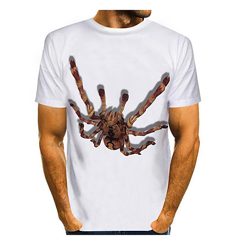 Men's T shirt 3D Print 3D Octopus Animal 3D Print Short Sleeve Daily Tops Casual White
Men's T shirt 3D Print 3D Octopus Animal 3D Print Short Sleeve Daily Tops Casual White
