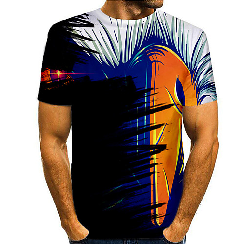 Men's T shirt 3D Print Graphic Eagle Animal Print Short Sleeve Daily Tops Basic Casual Blue
Men's T shirt 3D Print Graphic Eagle Animal Print Short Sleeve Daily Tops Basic Casual Blue