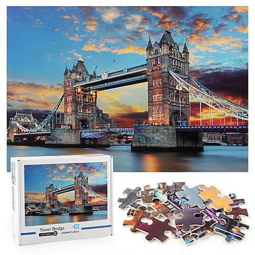 1000 pieces jigsaw puzzle thickened tower bridge view light puzzle for adults and children
1000 pieces jigsaw puzzle thickened tower bridge view light puzzle for adults and children