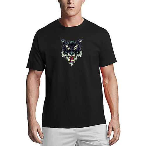 Men's T shirt 3D Print Graphic Wolf Animal Print Short Sleeve Daily Tops Cotton Basic Casual White Black Red
Men's T shirt 3D Print Graphic Wolf Animal Print Short Sleeve Daily Tops Cotton Basic Casual White Black Red