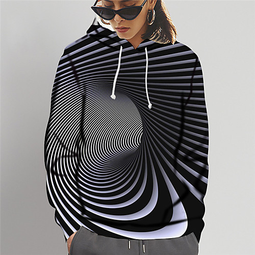Women's Pullover Hoodie Sweatshirt Graphic 3D Print Daily Going out 3D Print Basic Hoodies Sweatshirts Black
Women's Pullover Hoodie Sweatshirt Graphic 3D Print Daily Going out 3D Print Basic Hoodies Sweatshirts Black