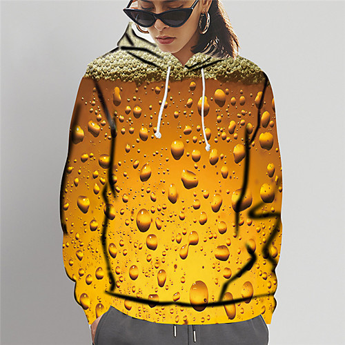 Women's Hoodie Sweatshirt Graphic Print Daily Sports 3D Print Active Cute Hoodies Sweatshirts Slim Yellow
Women's Hoodie Sweatshirt Graphic Print Daily Sports 3D Print Active Cute Hoodies Sweatshirts Slim Yellow