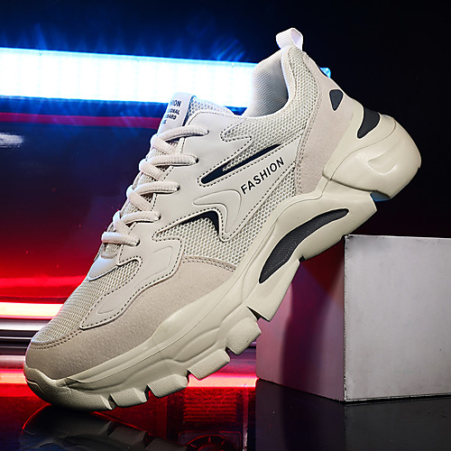 Men's Trainers Athletic Shoes Sporty Casual Athletic Running Shoes Basketball Shoes Tissage Volant Breathable Non-slipping Wear Proof White Black Beige Fall
Men's Trainers Athletic Shoes Sporty Casual Athletic Running Shoes Basketball Shoes Tissage Volant Breathable Non-slipping Wear Proof White Black Beige Fall