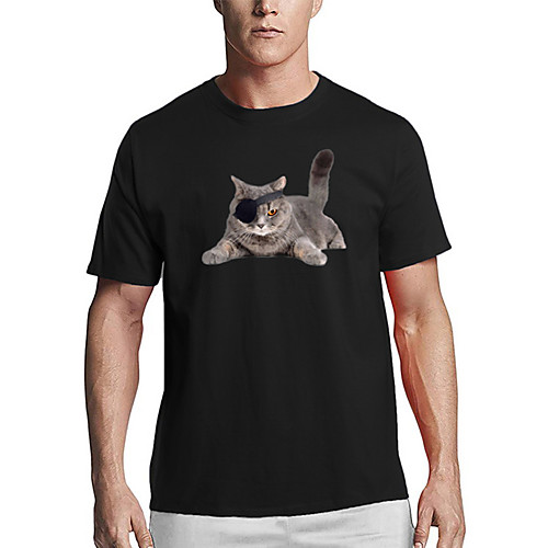 Men's T shirt 3D Print Cat Graphic Animal Print Short Sleeve Daily Tops Basic Casual Black Red Gray
Men's T shirt 3D Print Cat Graphic Animal Print Short Sleeve Daily Tops Basic Casual Black Red Gray