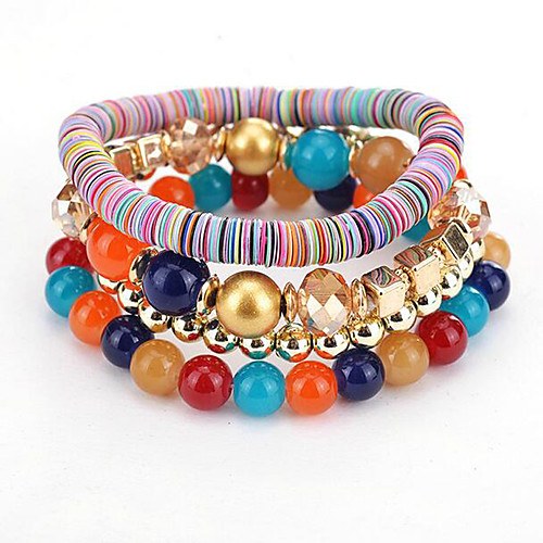 Women's Wrap Bracelet Vintage Bracelet Braided Fashion Vintage Theme Vintage Boho Alloy Bracelet Jewelry Blue / Rainbow / White For Christmas Halloween Gift Festival
Women's Wrap Bracelet Vintage Bracelet Braided Fashion Vintage Theme Vintage Boho Alloy Bracelet Jewelry Blue / Rainbow / White For Christmas Halloween Gift Festival