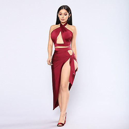 Dance Costumes Skirts Split Bandage Women's Party Performance Sleeveless Cotton
Dance Costumes Skirts Split Bandage Women's Party Performance Sleeveless Cotton