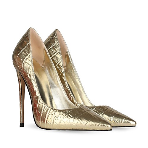 Women's Wedding Shoes Stiletto Heel Pointed Toe Wedding Pumps Wedding Daily PU Synthetics Gold Silver
Women's Wedding Shoes Stiletto Heel Pointed Toe Wedding Pumps Wedding Daily PU Synthetics Gold Silver