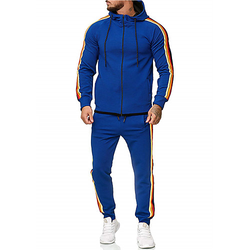 , men's activewear sets - full zip sweatshirt and striped side jogger sweatpants - warm tracksuit sports set casual sweat suit - long sleeve/drawstring/pockets
, men's activewear sets - full zip sweatshirt and striped side jogger sweatpants - warm tracksuit sports set casual sweat suit - long sleeve/drawstring/pockets