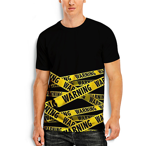Men's T shirt 3D Print Graphic 3D Print Short Sleeve Casual Tops Simple Classic Black
Men's T shirt 3D Print Graphic 3D Print Short Sleeve Casual Tops Simple Classic Black