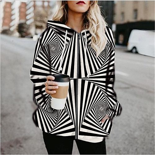 Women's Hoodied Jacket Daily Fall & Winter Regular Coat Regular Fit Jacket Long Sleeve 3D Print Print Black / Holiday
Women's Hoodied Jacket Daily Fall & Winter Regular Coat Regular Fit Jacket Long Sleeve 3D Print Print Black / Holiday