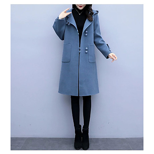 Women's Trench Coat Going out Fall & Winter Long Coat Regular Fit Basic Streetwear Jacket Long Sleeve Solid Colored Patchwork Blue Khaki
Women's Trench Coat Going out Fall & Winter Long Coat Regular Fit Basic Streetwear Jacket Long Sleeve Solid Colored Patchwork Blue Khaki