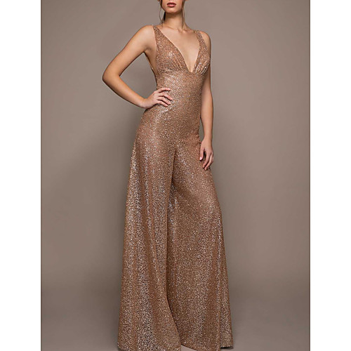Jumpsuits Sparkle Sexy Engagement Formal Evening Dress V Neck Sleeveless Floor Length Sequined with Sequin 2021
Jumpsuits Sparkle Sexy Engagement Formal Evening Dress V Neck Sleeveless Floor Length Sequined with Sequin 2021