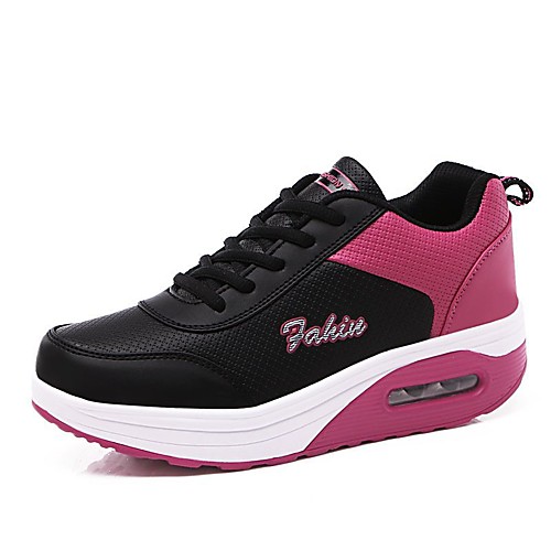 Women's Sneakers Wedge Heel Round Toe Casual Daily Walking Shoes Synthetics Lace-up Solid Colored Black Blue Pink
Women's Sneakers Wedge Heel Round Toe Casual Daily Walking Shoes Synthetics Lace-up Solid Colored Black Blue Pink