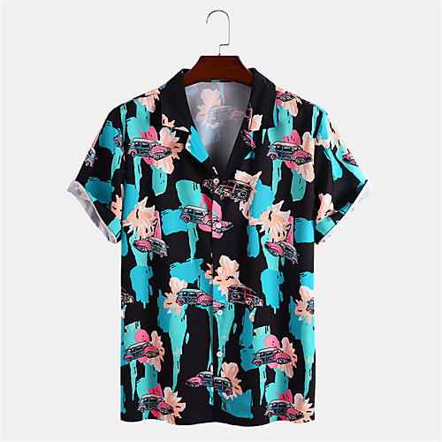 Men's Shirt 3D Print Floral Button-Down Print Short Sleeve Daily Tops Casual Hawaiian Blue
Men's Shirt 3D Print Floral Button-Down Print Short Sleeve Daily Tops Casual Hawaiian Blue