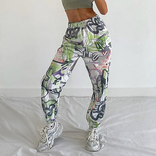 Women's Casual / Sporty Streetwear Comfort Daily Going out Sweatpants Pants Graffiti Ankle-Length Print Green
Women's Casual / Sporty Streetwear Comfort Daily Going out Sweatpants Pants Graffiti Ankle-Length Print Green