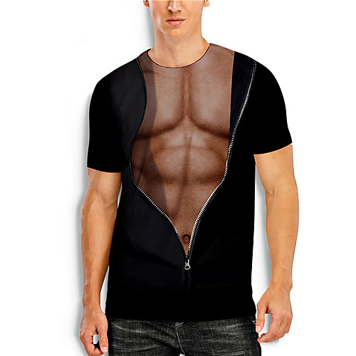 Men's T shirt 3D Print Cartoon 3D 3D Print Short Sleeve Daily Tops Casual Fashion Black
Men's T shirt 3D Print Cartoon 3D 3D Print Short Sleeve Daily Tops Casual Fashion Black