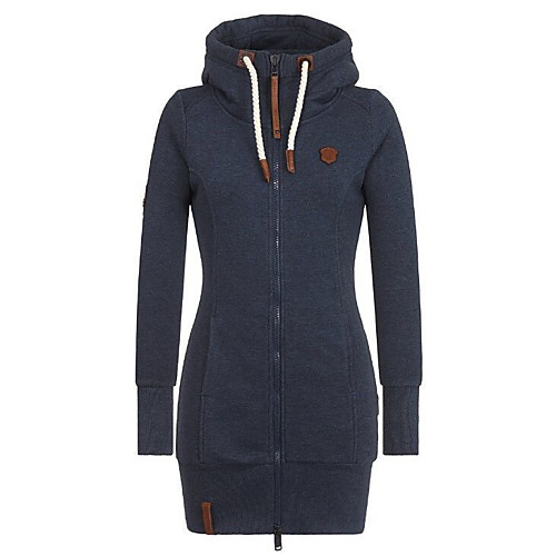 Women's Hoodie Zip Up Hoodie Sweatshirt Solid Color Daily Weekend Active Long Hoodies Sweatshirts Light Grey Royal Blue Black
Women's Hoodie Zip Up Hoodie Sweatshirt Solid Color Daily Weekend Active Long Hoodies Sweatshirts Light Grey Royal Blue Black