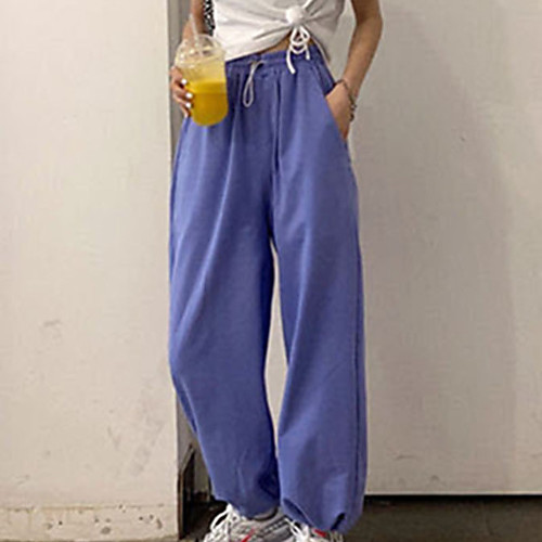 Women's Simple Chino Comfort Casual Going out Bloomers Pants Plain Full Length Drawstring White Black Blue Gray
Women's Simple Chino Comfort Casual Going out Bloomers Pants Plain Full Length Drawstring White Black Blue Gray