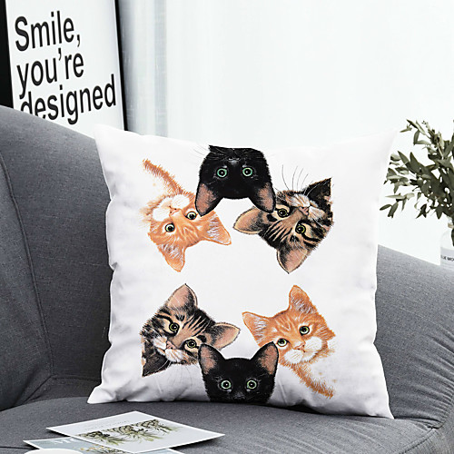 1 pcs Polyester Pillow Cover Pillow Cover & Insert Simple Classic Square Zipper Polyester Traditional Classic
1 pcs Polyester Pillow Cover Pillow Cover & Insert Simple Classic Square Zipper Polyester Traditional Classic