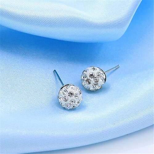 Women's Stud Earrings Classic Precious Fashion Silver Plated Earrings Jewelry Silver For Christmas Party Evening Street Gift Date 1 Pair
Women's Stud Earrings Classic Precious Fashion Silver Plated Earrings Jewelry Silver For Christmas Party Evening Street Gift Date 1 Pair